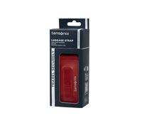 Samsonite TA Revolution - Correa de Equipaje 50mm, Ajustable & Hebilla Click Robusta, Correa Segura para Viajes, Rojo