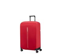 Samsonite TA Revolution - Funda Protectora Plegable para Maleta Talla L, Funda Apta para 75-79 cm, Protección de Maleta, con Detalle Reflectante, Rojo