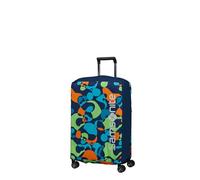 Samsonite TA Revolution - Funda Protectora Plegable para Maleta Talla M, Funda Apta para 66-69 cm, Protección de Maleta, con Detalle Reflectante, Multicolor (Colorwave)