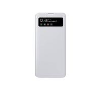 Samsung A71 S View - Wallet Cover, color blanco
