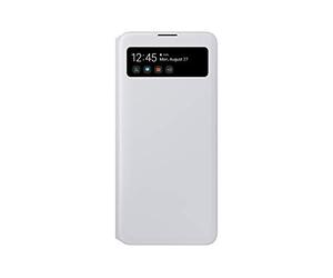 Samsung A71 S View - Wallet Cover, color blanco