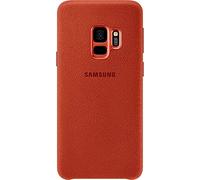 Samsung Alcantara - Funda para Galaxy S9, color Rojo