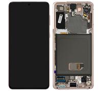 Samsung Bloc Completo Pantalla LCD Cristal Táctil para Samsung S21, Rosa