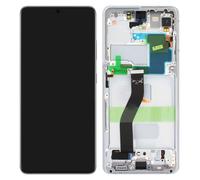 Samsung Bloc Completo Pantalla LCD Cristal Táctil para Samsung S21 Ultra, Plata