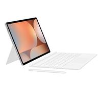 Samsung Galaxy Tab S10+/Ultra y S9/S9 FE Series Book Cover Keyboard con tecla AI (blanco, S10+/S9+/S9 FE+ (DX825))