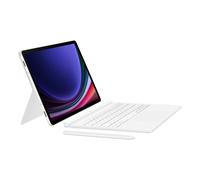 Samsung EF-DX725 QWERTZ Alemán Pogo pin Blanco