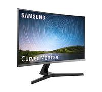 Samsung C27R500 - Monitor Curvo de 27" sin marcos (Full HD, 4 ms, 60 Hz, FreeSync, LED, 16:9, 3000:1, 1800R, 178°, HDMI, Base en V) Gris Oscuro