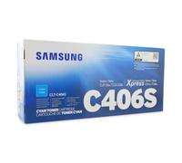 Samsung Cartucho de Tóner Original HP CLT-C406S cian