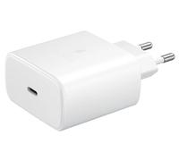 Samsung Cargador USB-C, 65 W, Adaptador de Corriente ultrarrápido, Adaptador USB - C a USB, Cargador rápido de fusión, Original, sin Cable, Blanco
