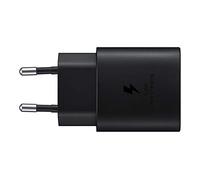 Samsung Cargador USB C, Adaptador de Corriente 25 W Ultra rápido, Carga rápida, Samsung Cargador Original, con Cable, Negro