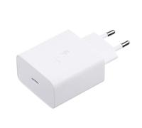 Samsung Cargador USB C, Adaptador de Corriente 45 W Ultra rápido, Adaptador USB C a USB, Cargador Samsung de Carga rápida, Cargador Original Ultra rápido, sin Cable, Color Blanco