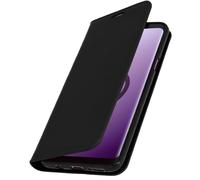 Samsung Caso Galaxy S9 Plus Funda Cuero Cartera Función Soporte - Negro