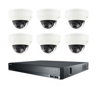 Samsung CCTV Security 6 Camera Kit para Barcos, Ferries y embarcaciones 6X Outdoor Vandal Resistente a la Intemperie cámaras Domo 1x 8CH Recorder 1TB