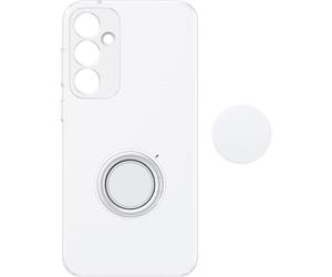 Samsung Clear Gadget Case Funda de Silicona con Anillo Transparente para Galaxy S23 FE