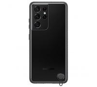 Samsung Clear Protective Cover Funda Negra para Samsung Galaxy S21 Ultra