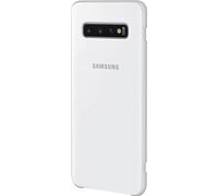 Samsung Clear View Cover, funda oficial para Samsung Galaxy 10+, color blanco