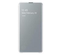 Samsung Clear View Cover, funda oficial para Samsung Galaxy 10e, color Blanco