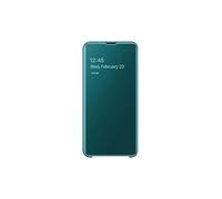 Samsung Clear View Cover, funda oficial para Samsung Galaxy 10e, color Verde