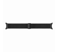 Samsung Correa de acero inoxidable para Galaxy Watch4, Watch5, Watch6 44 mm, color negro