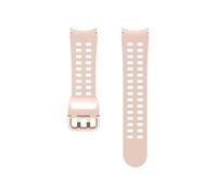 SAMSUNG Correa de reloj Galaxy Watch4 Classic Extreme Sport para hombres y mujeres, transpirable, silicona de alto rendimiento, pequeño/mediano, rosa/blanco