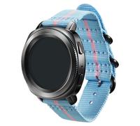 Samsung Correa NATO Samsung GP-R600BREECAF para Gear Sport, Azul / Rosa