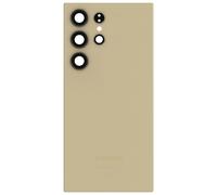 Samsung Cristal trasero original para Samsung Galaxy S24 Ultra, Beis