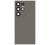 Samsung Cristal trasero original para Samsung Galaxy S24 Ultra, Gris oscuro