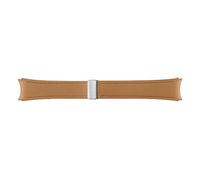 Samsung D-Buckle - Correa de Piel ecológica híbrida (Normal, S/M) ET-SHR94 para Galaxy Watch6, Correa Original, D-Buckle, Piel sintética, Goma fluorada, Cierre desplegable Ajustable, Elegante, Camel