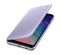 Samsung EF de WA605 Cartera Cover Para Galaxy A6 Plus, color morado- Version española