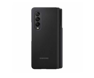 SAMSUNG EF-FF92PCBEGEE Funda Leather Flip Cover para Galaxy Z Fold 3 5G Negro con S Pen