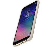 Samsung Funda Doble Capa EF-PA600 Dorada Tacto Suave Antiarañazos para Galaxy A6