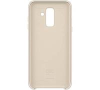 Samsung EF-PA605 6" Funda Oro - Fundas para teléfonos móviles (Funda, Samsung, Galaxy A6+, 15,2 cm (6"), Oro)