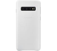 SAMSUNG EF-VG973LW - Funda de cuero blanco G S10