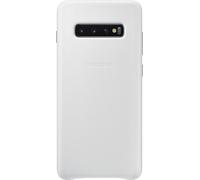 SAMSUNG EF-VG975LW - Funda de cuero blanco G S10+