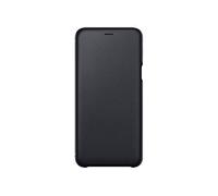 Samsung EF-WA605 6" Funda cartera Negro - Fundas para teléfonos móviles (Funda cartera, Samsung, Galaxy A6+, 15,2 cm (6"), Negro)