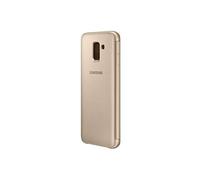 Samsung EF-WJ600CFEGWW 5.6" Funda cartera Oro funda para teléfono móvil - Fundas para teléfonos móviles (Funda cartera, Galaxy J6 (2018), 14,2 cm (5.6"), Oro)- Version española