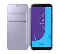 Samsung EF-WJ600CVEGWW 5.6" Funda cartera Violeta funda para teléfono móvil - Fundas para teléfonos móviles (Funda cartera, Galaxy J6 (2018), 14,2 cm (5.6"), Violeta)- Version española