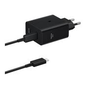 Samsung EP-T5020X Duo - Adaptador de carga rápida (USB Type-C, 50 W, con cable de datos)