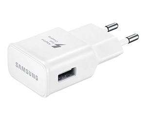 SAMSUNG EP-TA20EWEUGWW - Adaptador para cargador, 2A, Micro USB y cable USB, color blanco- Version española