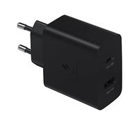 Samsung EP-TA220NBEGEU cargador de dispositivo móvil Auriculares, Auriculares, Portátil, Smartphone, Reloj inteligente, Tableta Negro Corriente alterna Interior