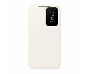 Samsung Etui Smart View Tarjeta de Carta de Crema S23