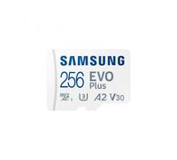 Tarjeta de Memoria EVO Plus MicroSDXC UHS-I 256GB (Clase U3 V30 A2) + Adaptador SD - SAMSUNG
