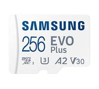 SAMSUNG EVO Plus w/SD Adaptor 256GB Micro SDXC, Up-to 130MB/s, Expanded Storage for Gaming Devices, Android Tablets and Smart Phones, Memory Card, MB-MC256KA/AM, 2021