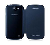 Samsung Flip - Funda para móvil Galaxy Express (Permite hablar con la tapa cerrada, sustituye a la tapa trasera), azul