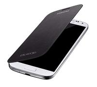 Samsung Flip - Funda para móvil Galaxy S4 (Con tapa, protección del terminal, sustituye a la tapa trasera), negro
