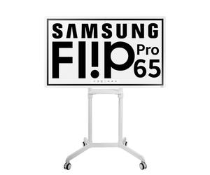 Samsung Flip Pro 65" con Soporte Giratorio en Modo Retrato