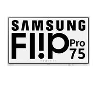 Samsung WM75B pizarra blanca interactiva 190,5 cm (75") 3840 x 2160 Pixeles Pantalla táctil Gris, Blanco