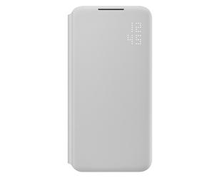 Samsung Funda Cierre Inteligente LED View Cover para Samsung Galaxy S22, Plata