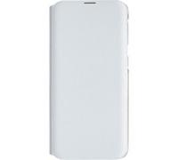 Samsung Funda con cierre para Galaxy A20E Funda Folio Flip con tarjetero, Blanco