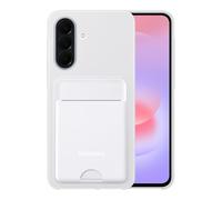 Samsung Funda con ranura para tarjeta para Galaxy A37, color gris claro